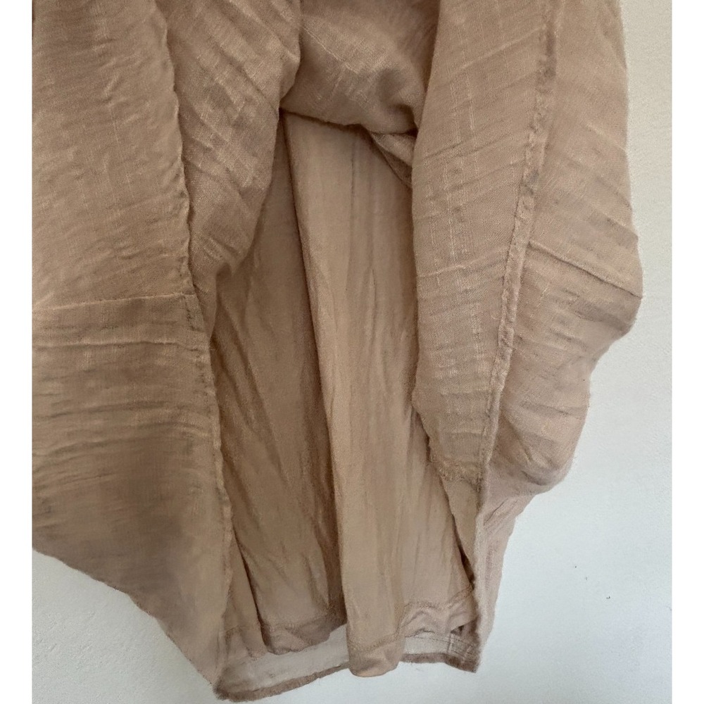 Jody California Ruffle Dress Medium Crinkle Gauze Cottage Boho Romantic Fairy - Picture 6 of 15